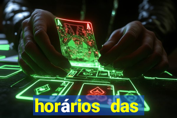 horários das plataformas de jogos